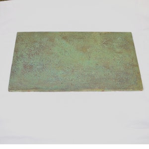 Green Patina Aged Server Wall Art