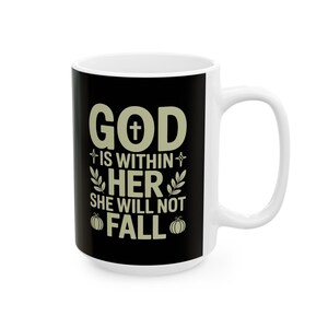 Inspirational Ceramic Coffee Mug: God is Good - Encouragement Gift