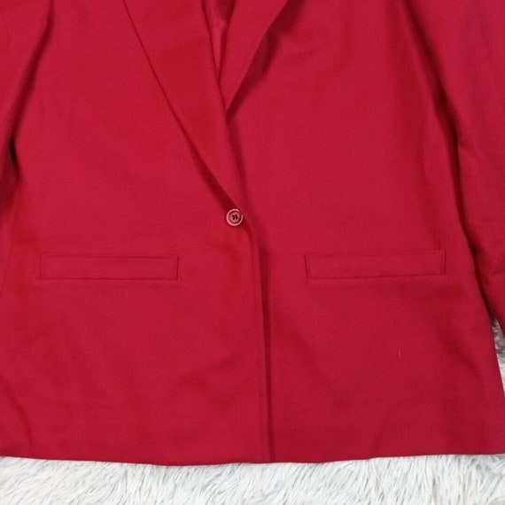 Vintage Pendleton Womens Jacket Blazer Suit Red 1… - image 4