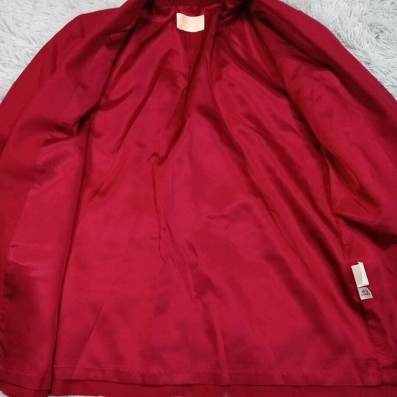 Vintage Pendleton Womens Jacket Blazer Suit Red 1… - image 3