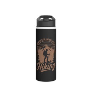 Stainless Steel Adventure Water Bottle: Double-Wall Insulated, Eco-Friendly