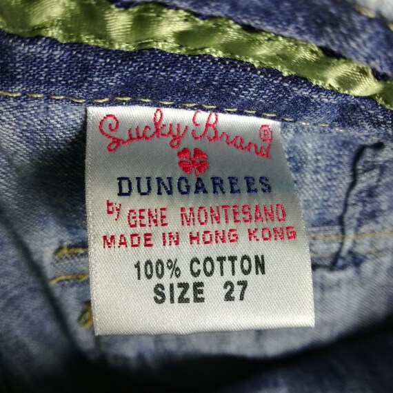 Vintage Lucky Brand Womens Jeans Capri Cargo Dung… - image 8