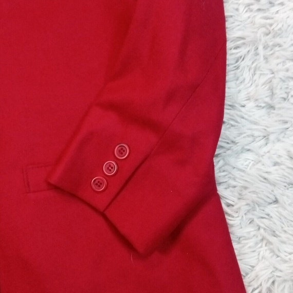 Vintage Pendleton Womens Jacket Blazer Suit Red 1… - image 8