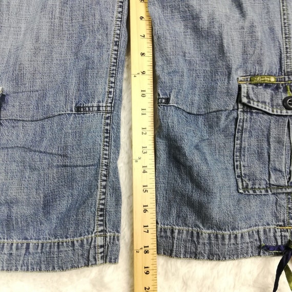 Vintage Lucky Brand Womens Jeans Capri Cargo Dung… - image 5