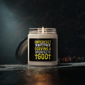Inspirational Soy Candle: Christian Gift, Home Relaxation (9oz)