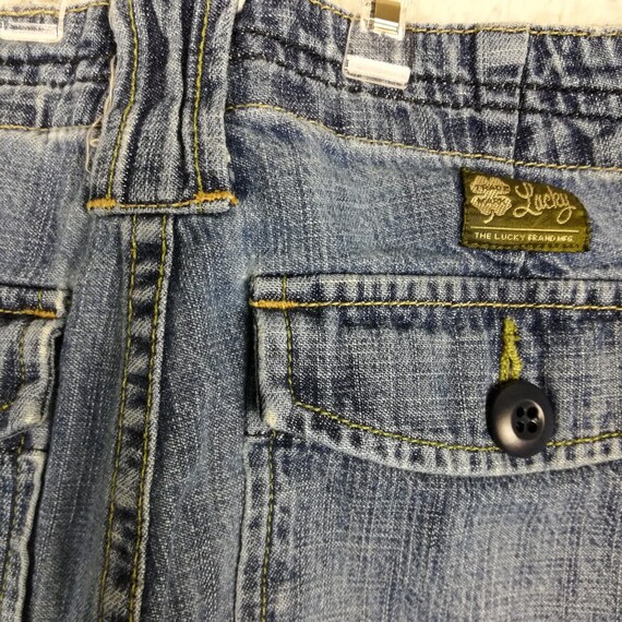 Vintage Lucky Brand Womens Jeans Capri Cargo Dung… - image 10