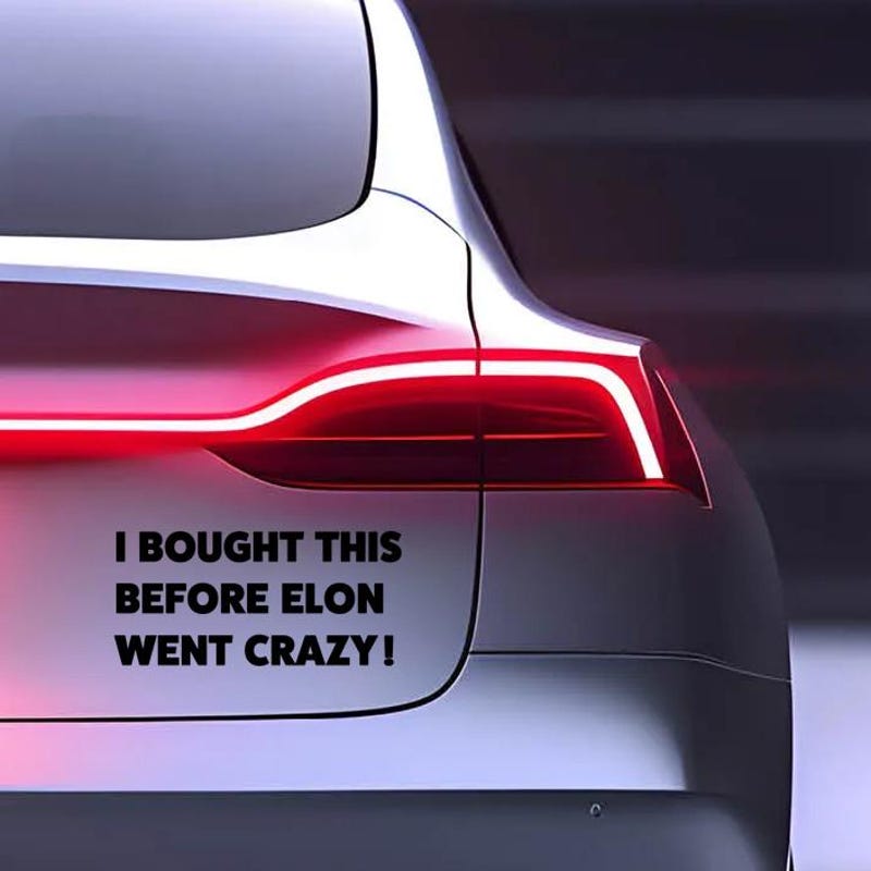 Tesla Musk Sticker Anti musk sticker - Etsy.de