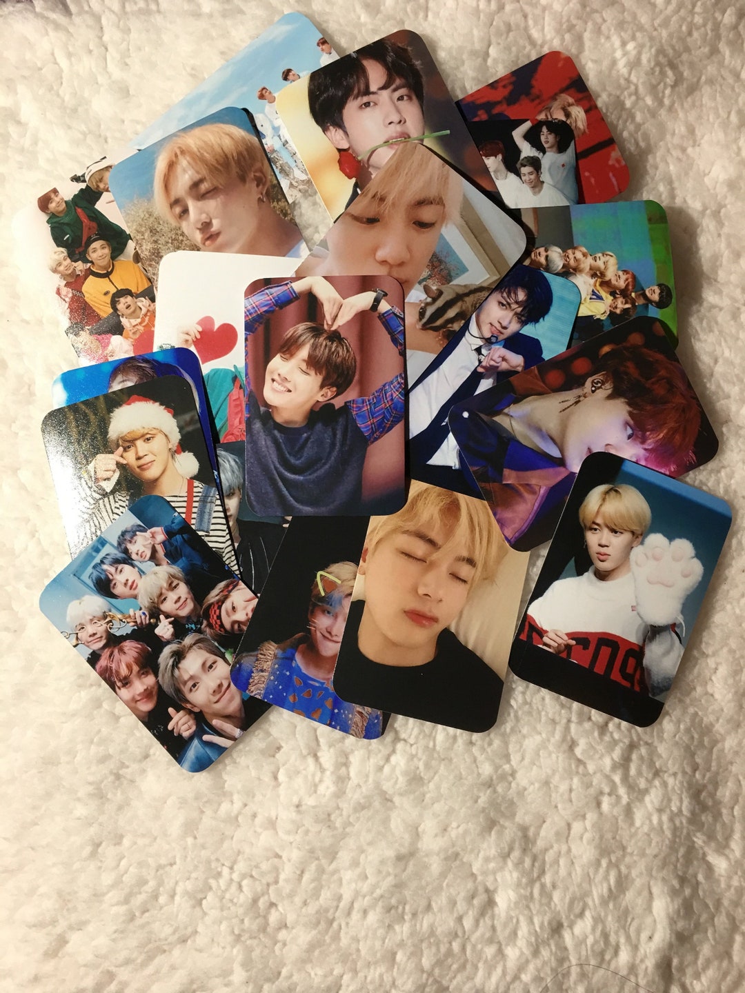 20 BTS Photocards - Etsy