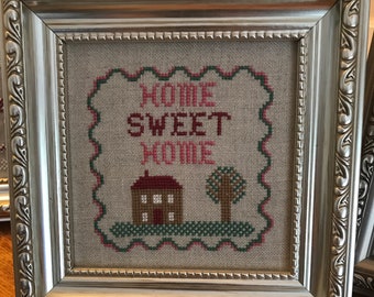 Home Sweet Home mini cross stitch