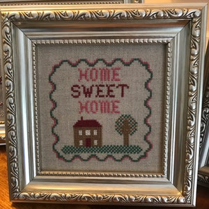 Home Sweet Home mini cross stitch