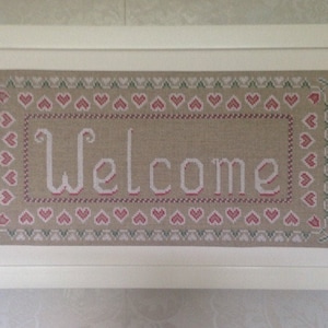 Welcome cross stitch