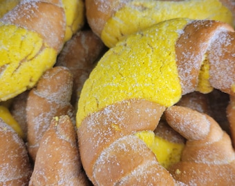 Cuernitos amarillos, Cuernitos amarillos mexicanos, Pan dulce, Pan dulce mexicano