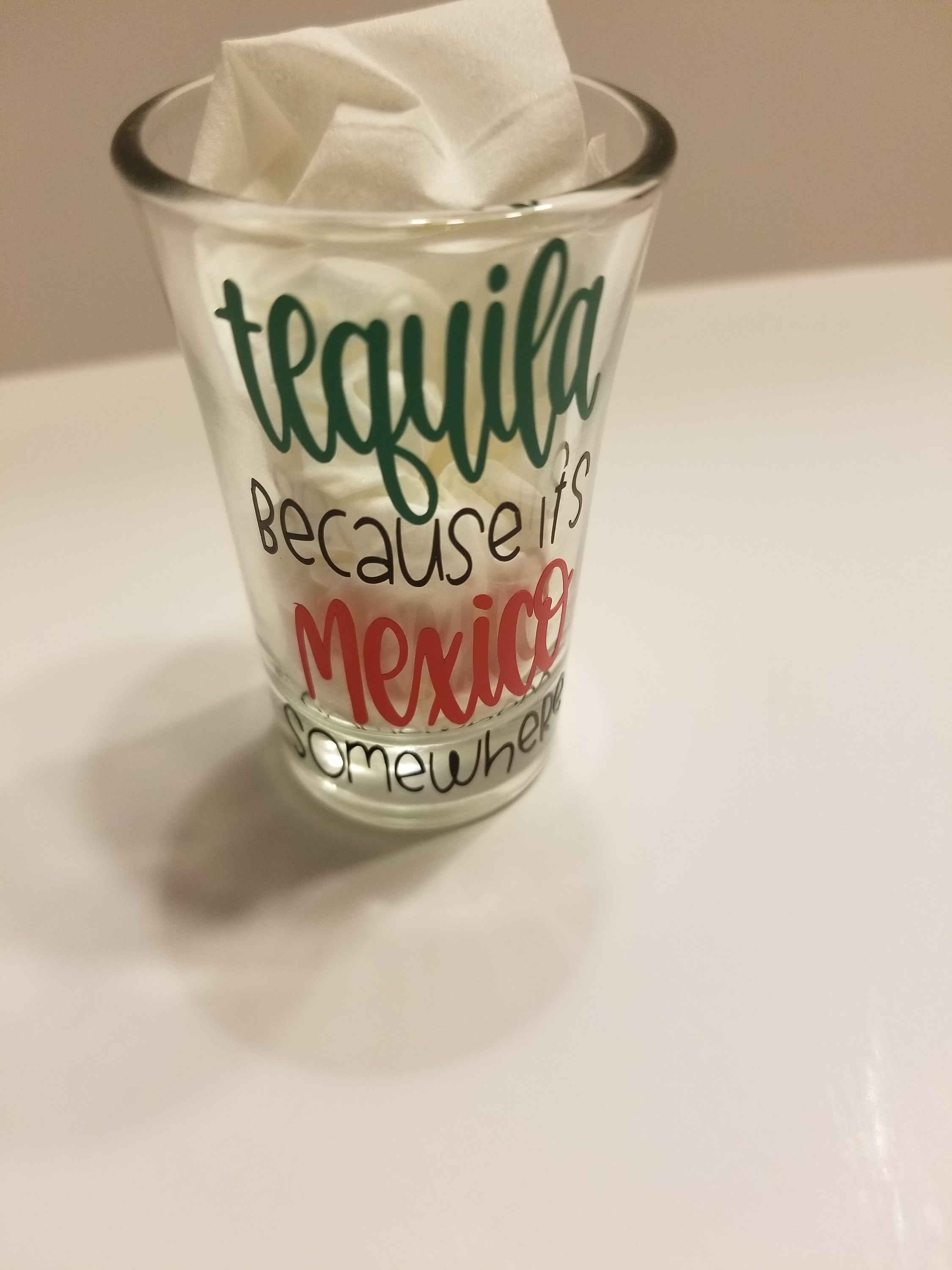 Mexican Tequila Shot Glasses Tequila Made Me Relax Pendejo Im Etsy