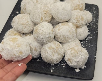 Besos de Novia / Galleta de Nuez / Galletas de boda mexicanas / Polvorones