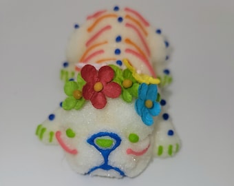 Calavera de azúcar real para perros