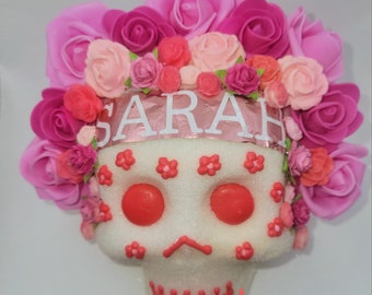 Calaveras de Azúcar Tradicionales Personalizadas, Calaveras de Azúcar, Calavera de Azúcar del Día de Muertos
