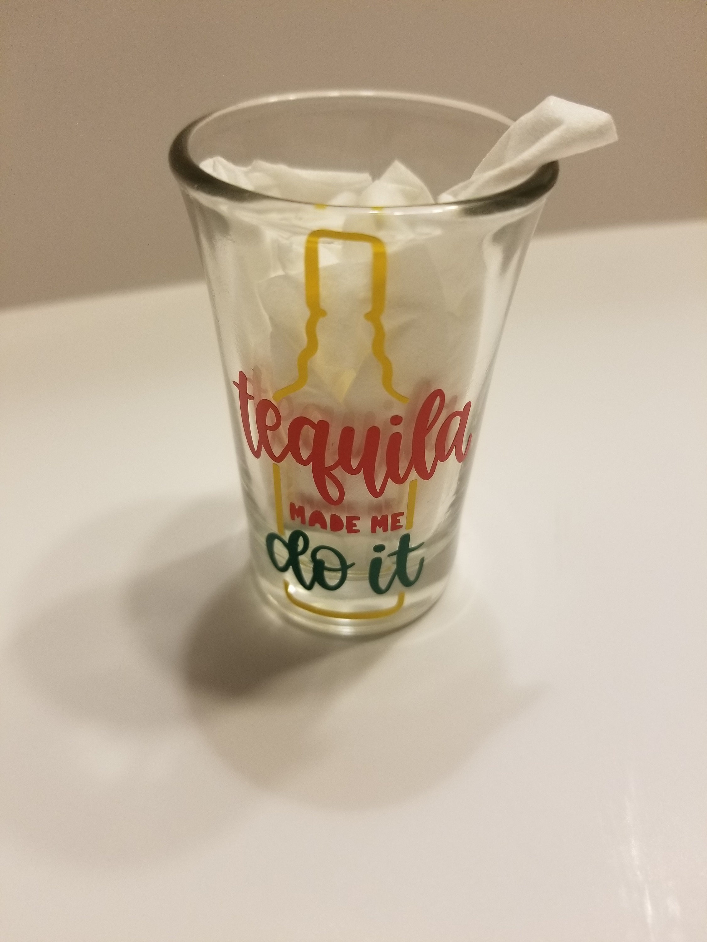Mexican Tequila Shot Glasses Tequila Made Me Relax Pendejo Im Etsy