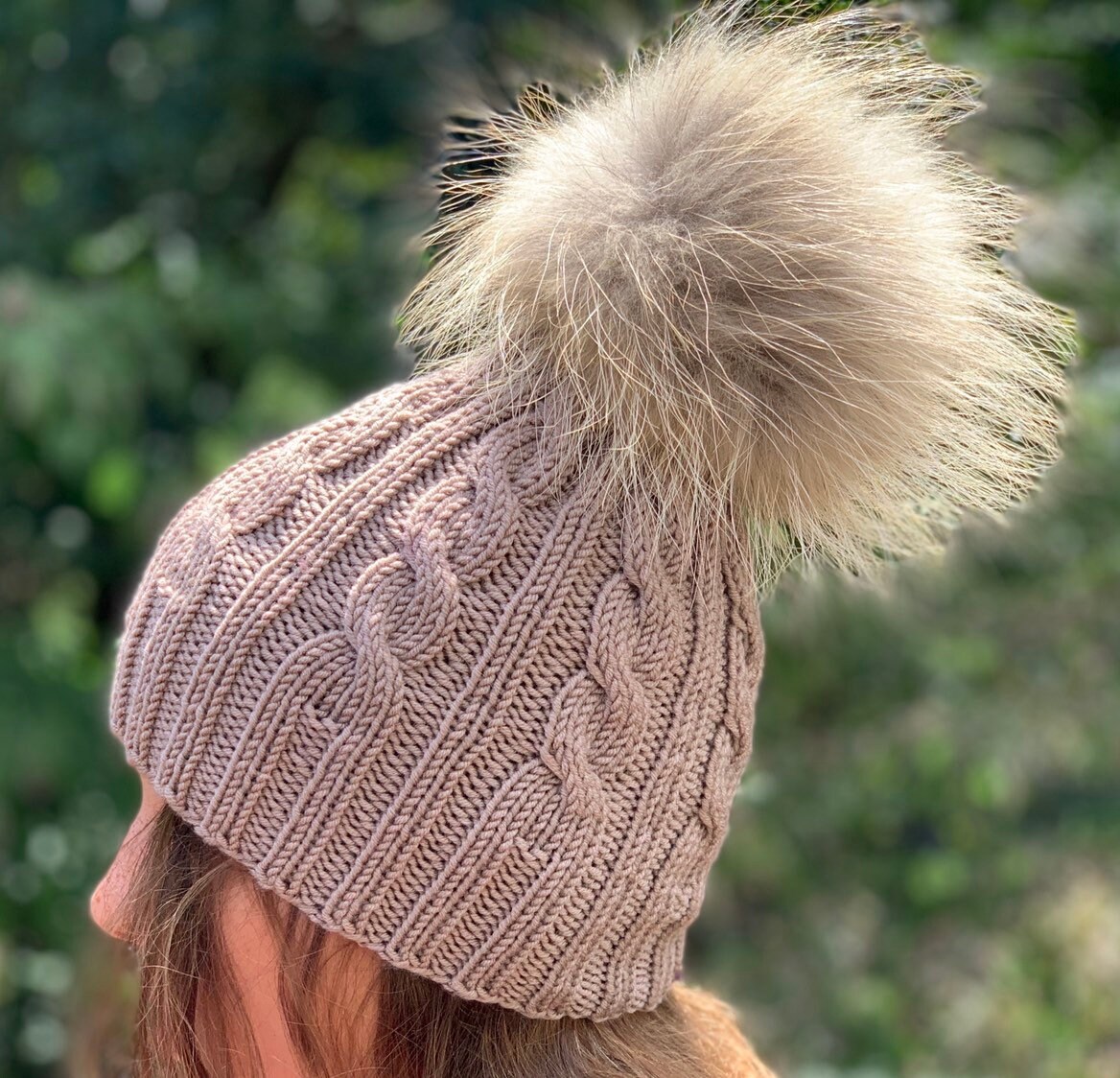 Women’s Beige Winter Ribbed Beanie Hat Chunky Cable Knit Pompom Warm Amazon.com: PAGE ONE Womens Winter Ribbed Beanie Crossed Cap  main image 2