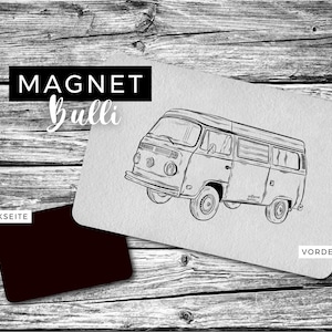 Magnet Bulli | grau