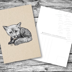 Postcard Fox