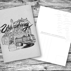 Carte postale de Wurtzbourg