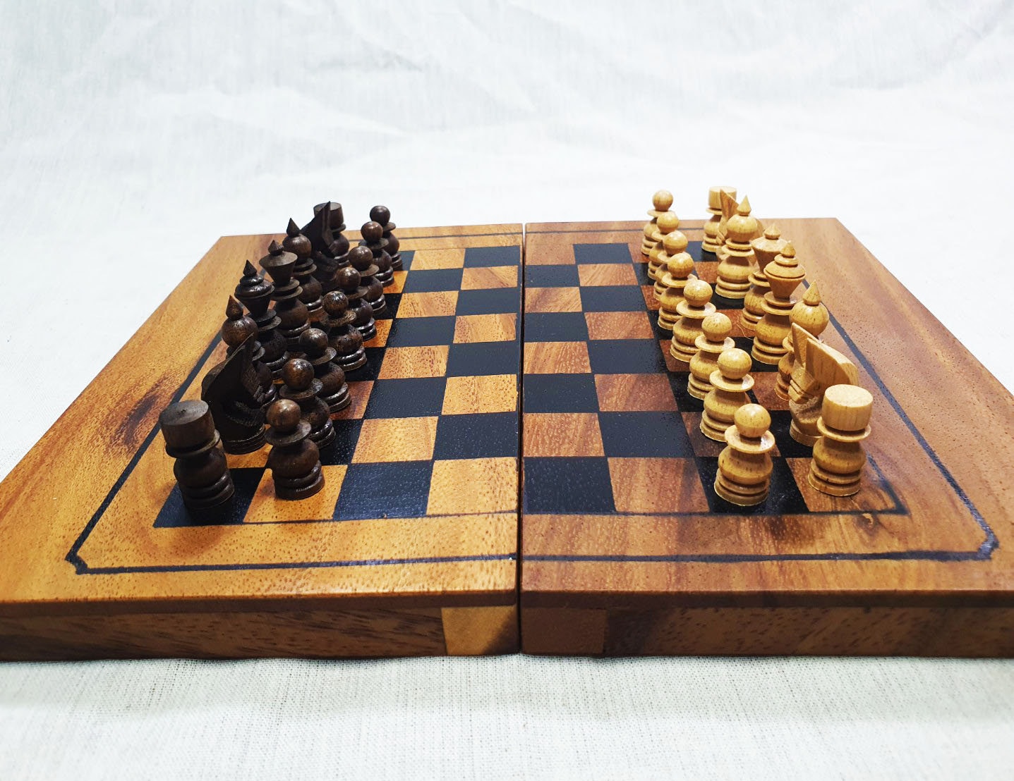 19 Wood Chess and Checkers Set - Walnut – Chess House