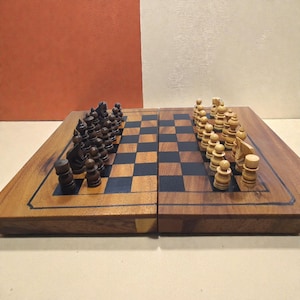 Ajedrez, backgammon y damas: juego de mesa de madera 3 en 1, juego de mesa familiar, CC-057