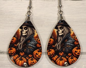 Halloween Witch Earrings, Halloween Jewely, Halloween Accessories