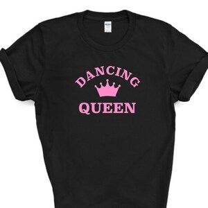 Dancing Queen t-shirt/dance shirt/party t-shirt/hen night t-shirt/hen party shirt/70s/80s/disco/festival/concert/funny t-shirt