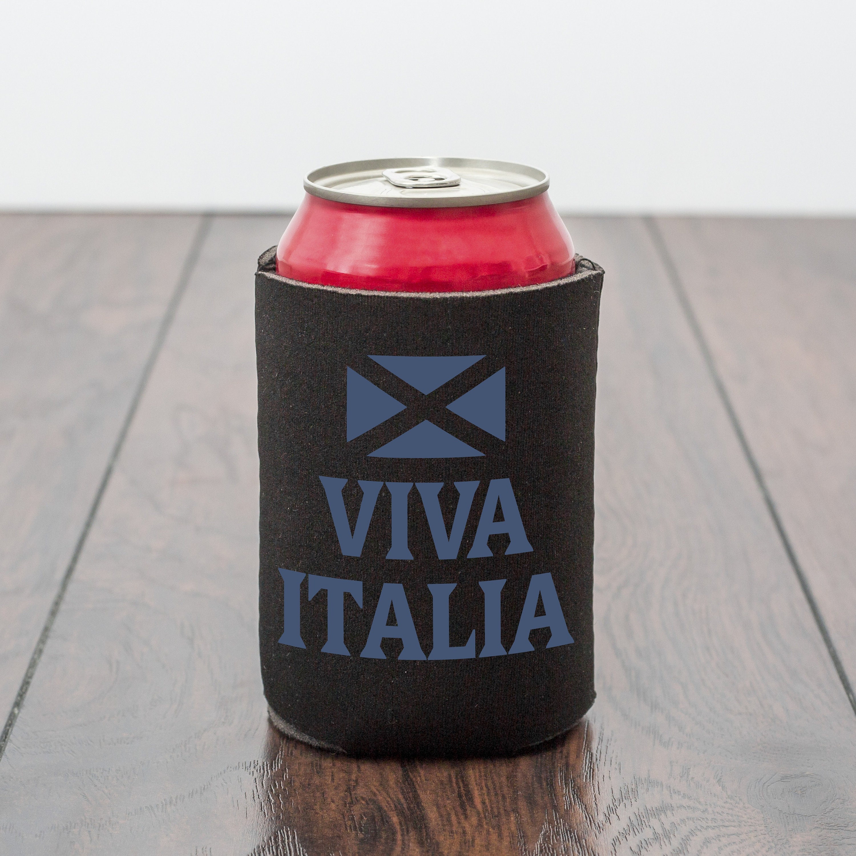 glacière de canette bière viva italia/cadeau football écossais fan supporter victoire l'italie