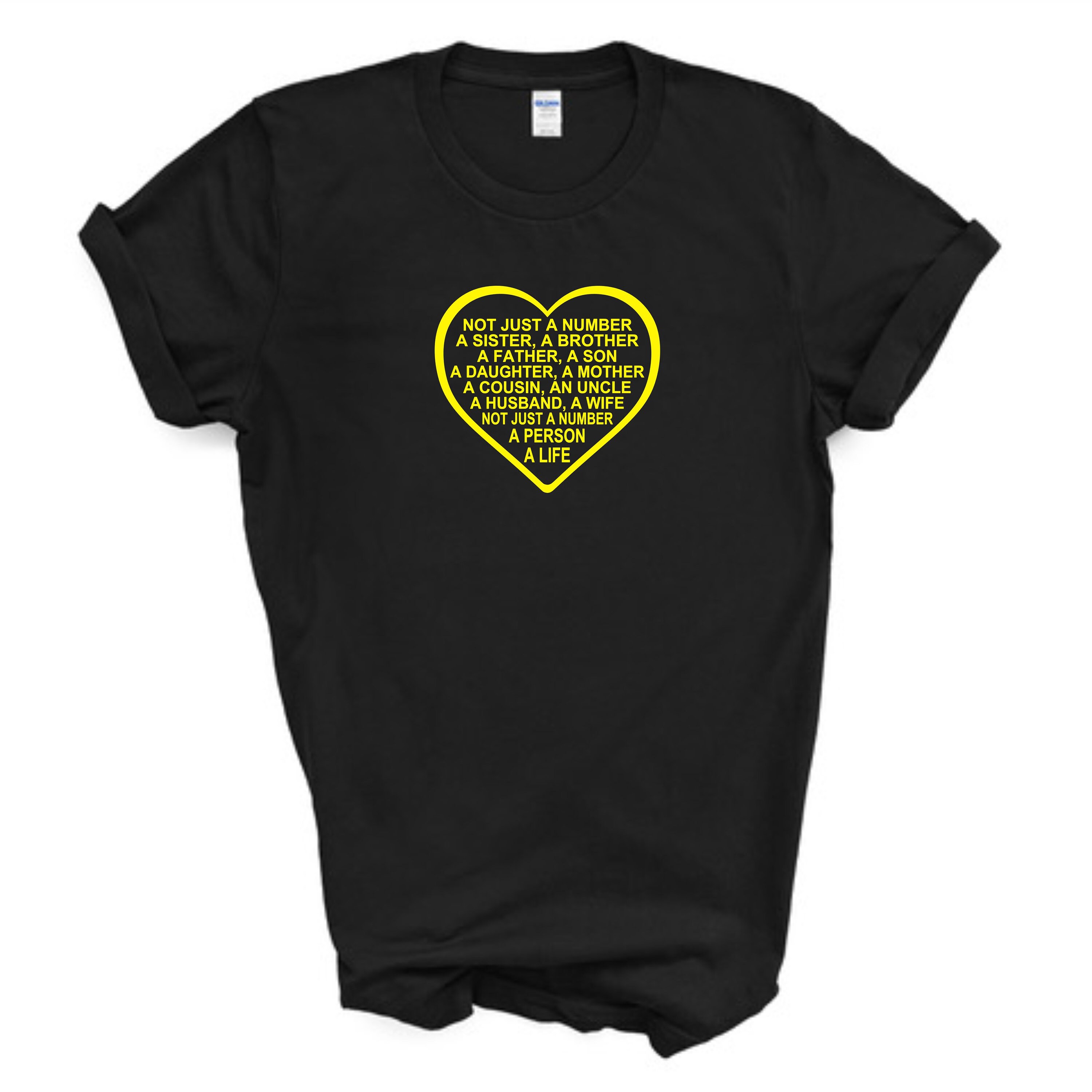 yellow heart shirt