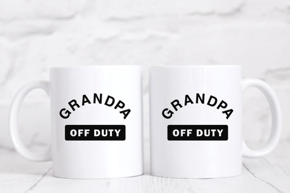 Download Grandpa Off Duty Mug Birthday Gift Grandpa Gift For Etsy