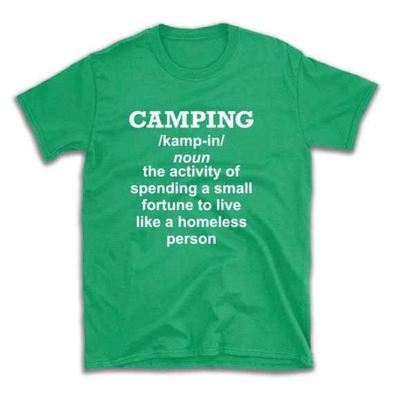 Funny Glamping Definition Camping T-Shirt Funny Glamping Definition Camping T-Shirt