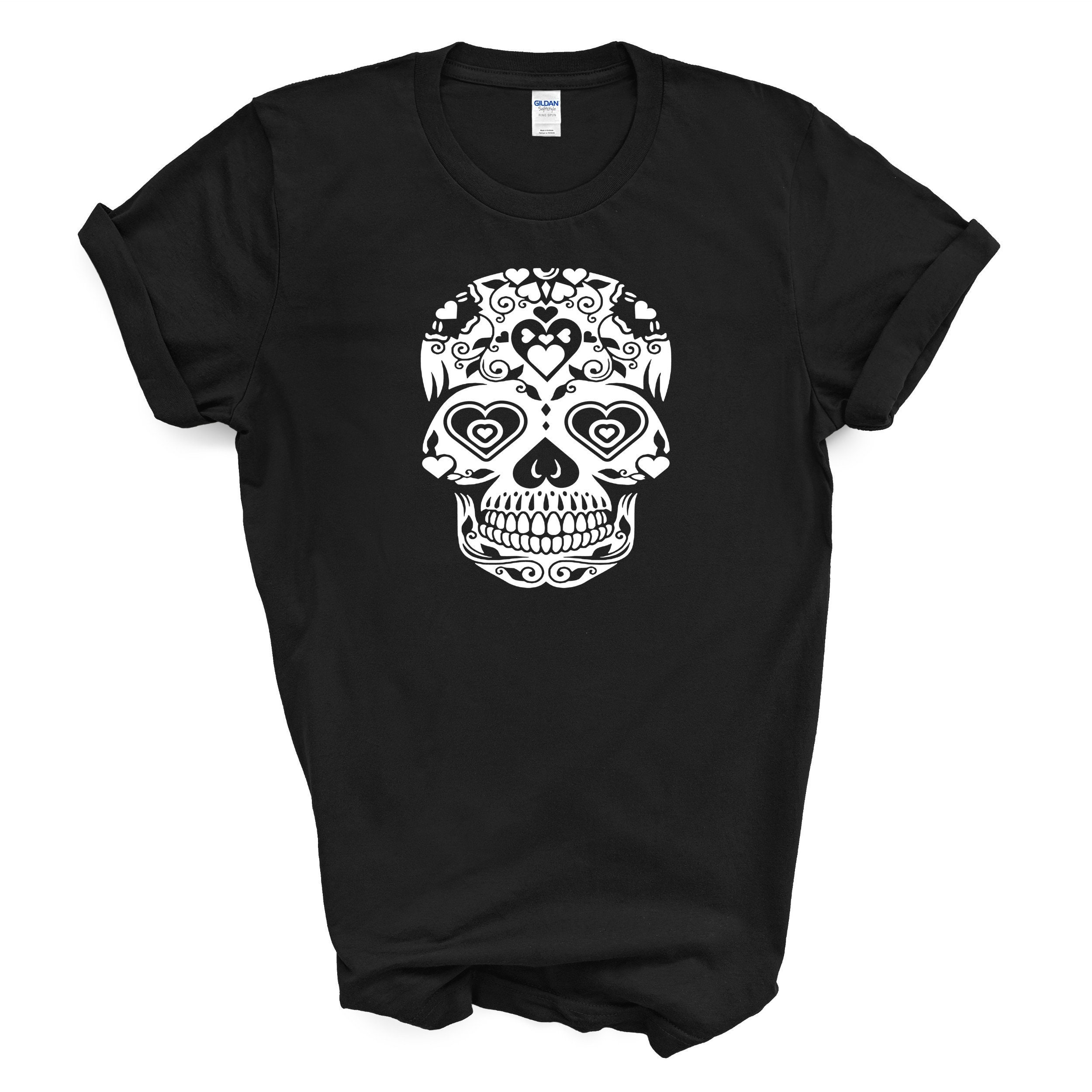 mens shirts with skulls on them