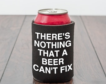 Beer Fix Beer Can Cooler / Beer Cooler / funny beer gift / funny gift for him / stubby holder / beer lover / novelty gift / stocking filler
