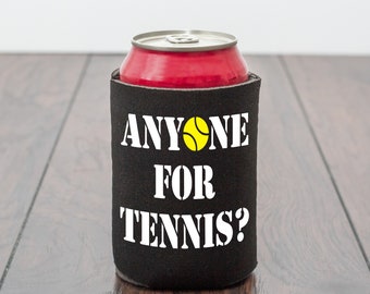 Glacière pour canette de tennis n'importe qui / cadeau tennis / cadeau tennis amusant / cadeau pour amateur de tennis / cadeau pour entraîneur de tennis / cadeau pour joueur de tennis