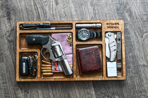 Cnc Machined Dump Tray Nightstand Tray Edc Tray Drawer Etsy