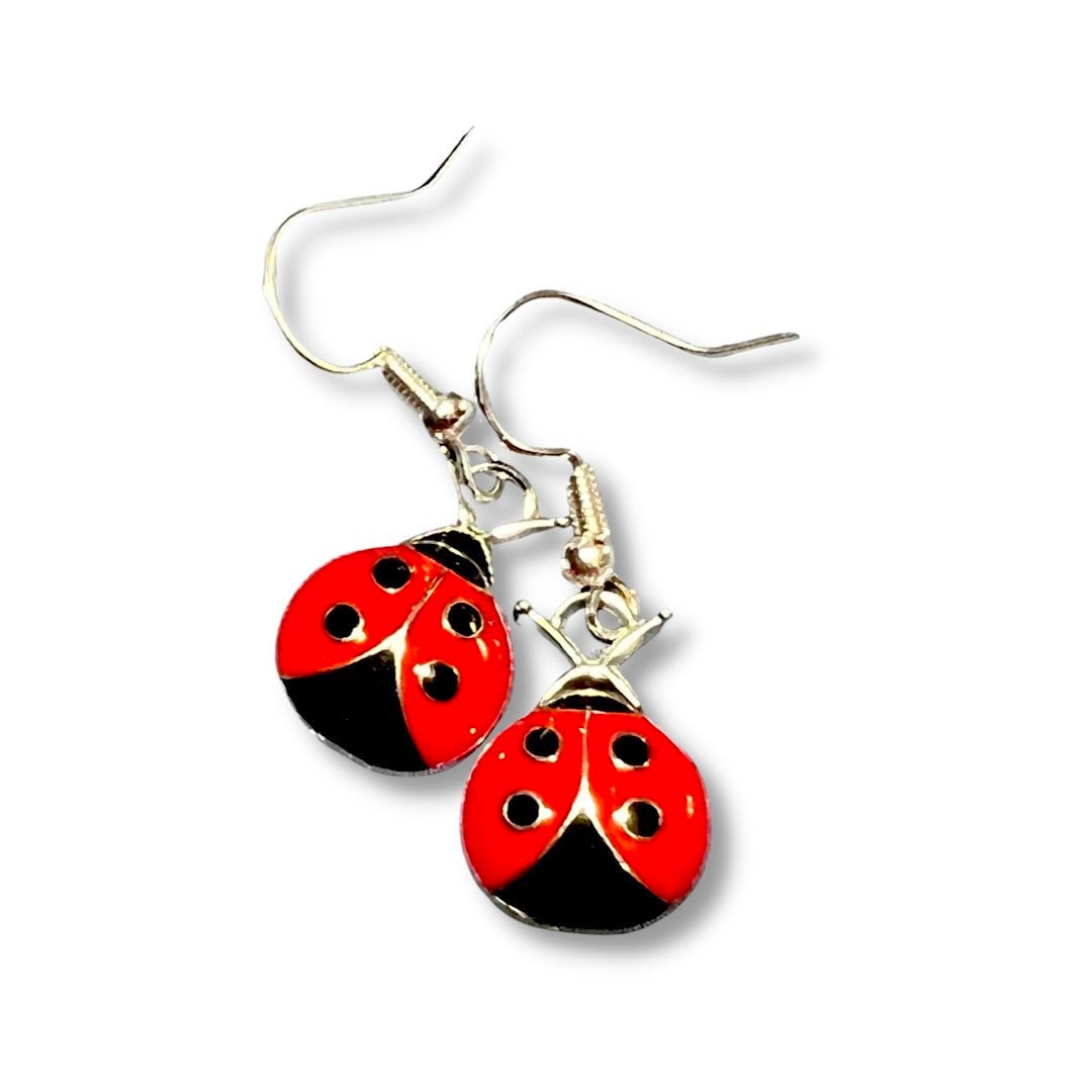 Boucles d'oreilles Ladybug Dangle Jolis bijoux amusants et ludiques pour  elle sans nickel Coccinelle Beetle -  Canada