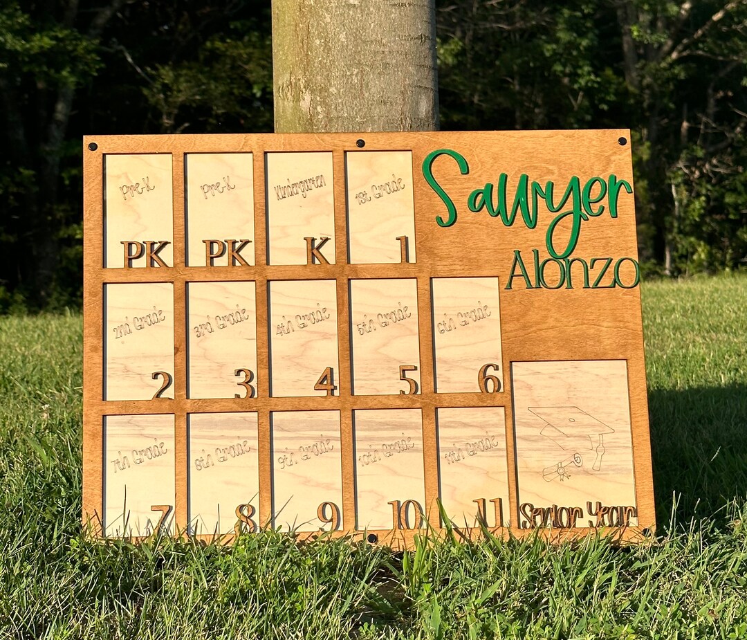 Xlarge School Picture Frame Prek12, 3 X 5 School Picture Frame, Kids