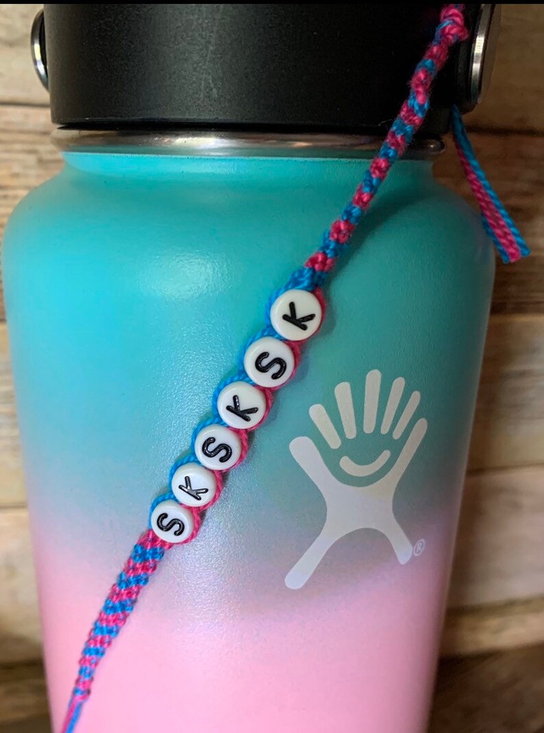 VSCO Girl Beaded Bracelets String Word Bracelet Friendship Etsy