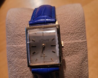 Vintage Lecoultre Tank Watch 1950'S 14KT