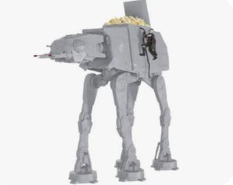 Mandalorian und Grogu Star Wars Grau AT-AT Walker Actionfigur Spielset mit Klettern Trooper.