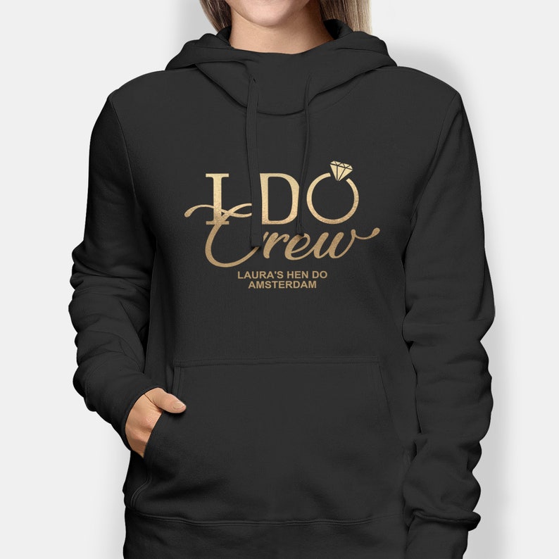 Hen Hoodies Hen Do Party Night Bride Hoody Custom Ladies Personalised Printed
