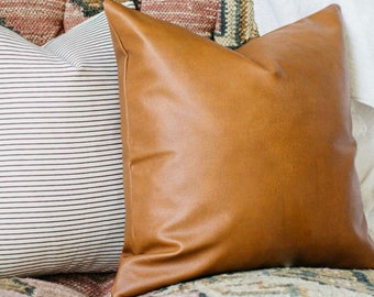 leather pillowcase