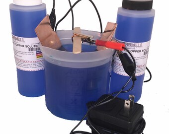 Caswell Science Plating Kit Flash Copper Plating