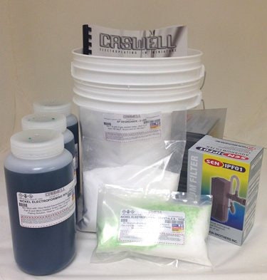 Caswell Nickel Electroforming Kit - 1.5 Gal