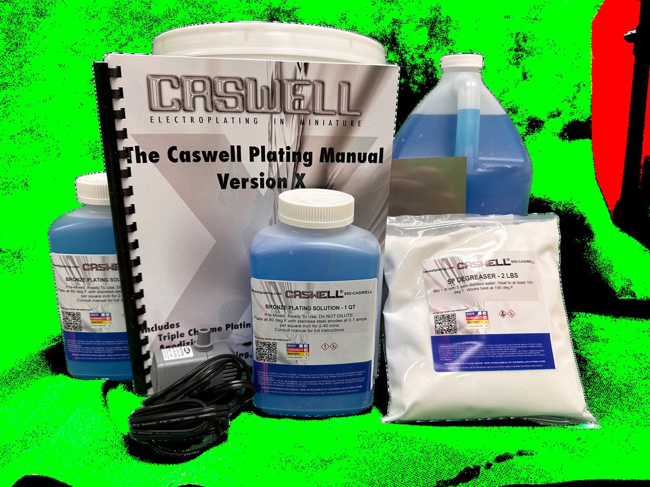 Caswell Nickel Electroplating Kit - 3 Gal 
