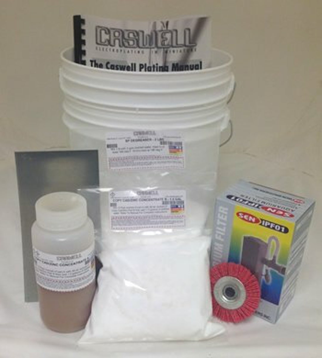 Caswell Science Plating Kit - Gold Plating