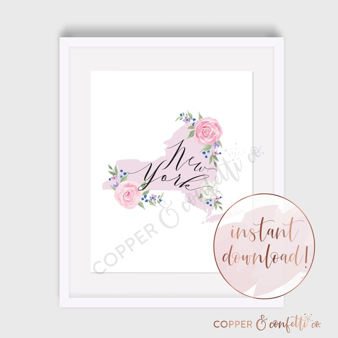 new-york-map-art-print-instant-download-illustrated-map-digital-file