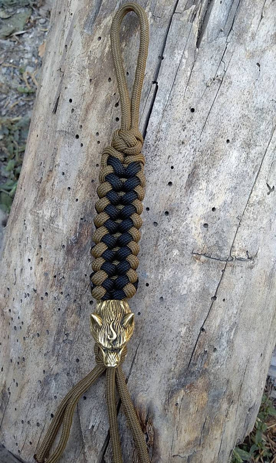 Wolf Shackles Bracelet Combined with Wolf Beaded lanyard | Etsy